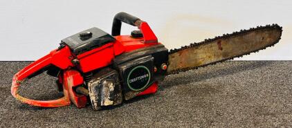 Craftsman 3.7 17" Gas Chainsaw, 60cc, Pull Start, Solid State Ignition, Made In USA (Has Great Compression Please Inspect In Person)