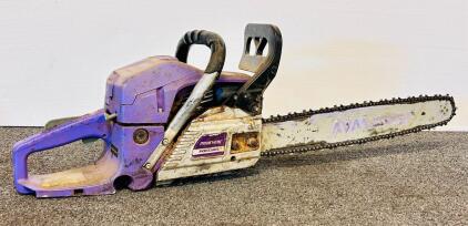 Pinkway PKW-63ACG 63cc Gas Chainsaw, 18"/20" Bar, Chain Brake, Made In China (Has Good Compression Please Inspect In Person)