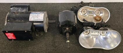 Marathon Electric 5HP single-phase AC motor, 3450 RPM, 208-230V, 56HZ frame, DP enclosure, Westinghouse A.C. Motor Type FH & More