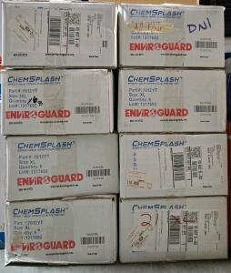 6 Pcs ChemSplash Chemical Resistant Hooded Coverall W/ Attached Boot - Size XL (4 Boxes)