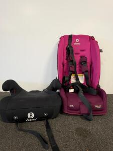 Diono Radian 3R Convertible Car Seat & Booster, Rear/Forward Facing, Purple, Steel Frame