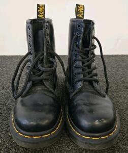 Dr. Martens 1460 Black Leather 8-Eye Boots