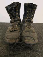 Beretrek Mountaineering Boots & Vibram Sole Logger Boots, Sizes Not Marked, Leather, 2 Pairs - 2