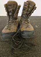 Beretrek Mountaineering Boots & Vibram Sole Logger Boots, Sizes Not Marked, Leather, 2 Pairs - 4