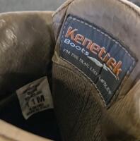 Beretrek Mountaineering Boots & Vibram Sole Logger Boots, Sizes Not Marked, Leather, 2 Pairs - 5