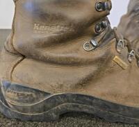 Beretrek Mountaineering Boots & Vibram Sole Logger Boots, Sizes Not Marked, Leather, 2 Pairs - 6