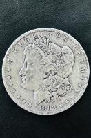 1883-O Morgan Silver Dollar, 90% Silver, New Orleans Mint, Circulated Condition