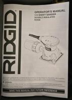 Ridgid R2500 1/4 Sheet Sander With Case & Wheeler Deluxe Gunsmithing Screwdriver Set - 3