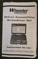 Ridgid R2500 1/4 Sheet Sander With Case & Wheeler Deluxe Gunsmithing Screwdriver Set - 7
