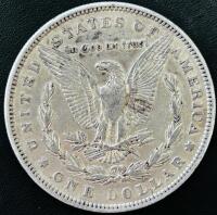 1881 Morgan Silver Dollar, Philadelphia Mint, 90% Silver, Heavy Circulation - 3