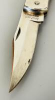 Kershaw Wildcat Ridge II Folding Knife 3340, 3.5" Blade, Lockback, Black Leather Sheath, USA - 4