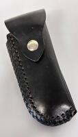 Kershaw Wildcat Ridge II Folding Knife 3340, 3.5" Blade, Lockback, Black Leather Sheath, USA - 6