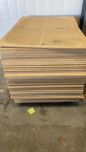 Two pallets of 44”x32”x3/8” Particle Board
