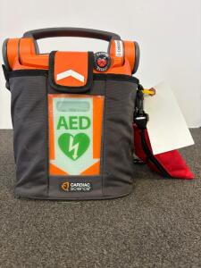 Cardiac Science Powerheart G5 AED G5A-80PI, Serial D0000181912, Pads 2025, Battery 2025, Case