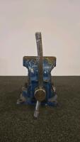 Swordfish Brand TBV-201 Bench Vise, 125mm Jaw Width, Swivel Base, Cast Iron, Made In China - 4