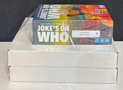 Joke&rsquo;s On Who? Adult Trivia Game, What Do You Meme?, 3+ Players, 300 Cards, Factory Sealed, Royal Steamer Book Nook And A World With In A Frame Book Nook