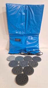 (1) H&G Lifestyles Electric Heated Backflow Cover, 22" x 34" & (1) 100-Count Box Of Assorted Grit 5" Sanding Disks