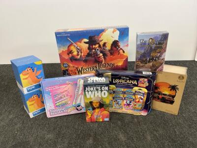 Western Legends Board Game, Disney Lorcana Gift Set, Party Games, Puzzle, Bracelet Kit Lot