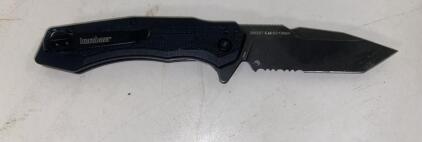 Kershaw 2062ST Folding Tanto Knife, 3.25" 8Cr13MoV Blade, Glass-Filled Nylon Handle, Assisted Opening