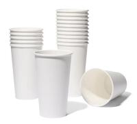 Varte 16oz Coffee Cups Set &ndash; 330 Paper Cups, Lids, Sleeves, Carriers, 3 Cartons, White, 15008484821 - 2
