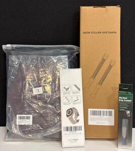 Battle Rope Trainer, Medieval Costume Set Men&rsquo;s Size L, Apple Smart Watch Ultra Metal Band, Golf Grip Trainer, 4pc