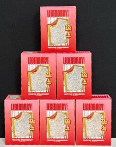 6 Boxes of Legendary Lineup Frosted Strawberry Protein Poptarts. (8 per box)