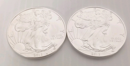 (2) 1 oz. Fine Silver One Dollar Rounds