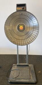 Presto HeatDish Plus Rise Parabolic Electric Heater, 1000W, Adjustable Height, 120V, Quartz