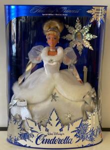Mattel Holiday Princess Cinderella Doll Special Edition 1994 Disney, Boxed W/ Ornament, 16059