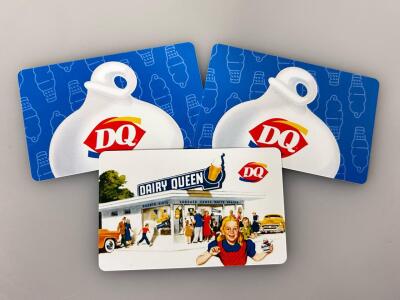 (3) Dairy Queen & Orange Julius $10 Gift Cards, 2023 Issue, Multiple Card Numbers, Reloadable (100% of proceeds from this sale will be donated to Vibrant Life School &mdash; your purchase directly supports local education!)