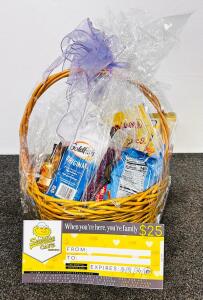 Sunrise Cafe $25 Gift Certificate & Gourmet Snack Basket&mdash;Goldfish, Milano, Ghirardelli (100% of proceeds from this Item will be donated to Vibrant Life School &mdash; your purchase directly supports local education!)