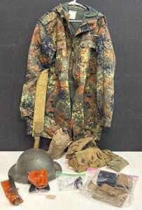 Military Accessories- Including Jacket, Helmet and More