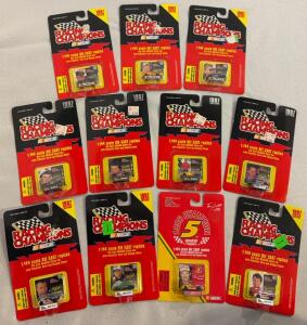 Racing Champions NASCAR 1:144 Die-Cast 1997 Edition Sealed W/ Driver Card & Stand