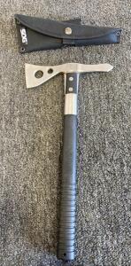SOG Tactical Tomahawk F01T, 15.75" GRN Handle, 2.75" Blade, Stainless Steel Head, Sheath Included