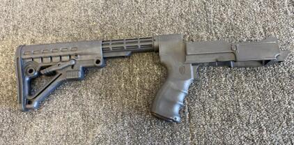 Archangel 5.56 Adjustable Stock & Chassis for Ruger Mini-14/Mini-30, Black, 6-Position