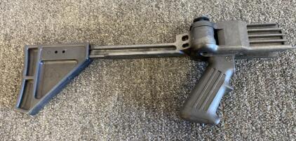 Galil Folding Stock & Pistol Grip Assembly, Polymer, for IMI/Century Golani Rifles, Black