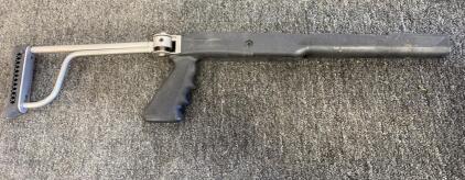 Folding Rifle Stock for Ruger 10/22, Polymer & Metal, Ventilated Buttpad, Fits Most Models