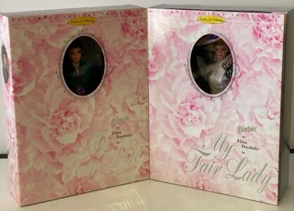 Barbie My Fair Lady Eliza Doolittle Collector Edition (1995) Hollywood Legends, 2 Dolls, Boxed