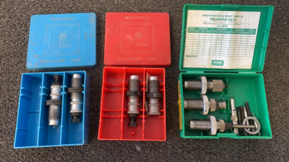 RCBS .38 SPL/.357 MAG 3-Die Set w/Parts, Pacific Durachrome 2-Die Sets: .270, .30-06, .308, .243