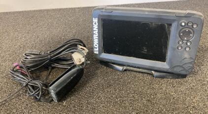 Lowrance HOOK-7x HDI Fish Finder With 7" Display, HDI Transducer, Keypad Controls- Unable To Test
