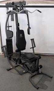 Gold&rsquo;s Gym Platinum Multi-Station Home Gym, 250 lb Stack, Butterfly Press, Lat Pulldown, Leg Developer
