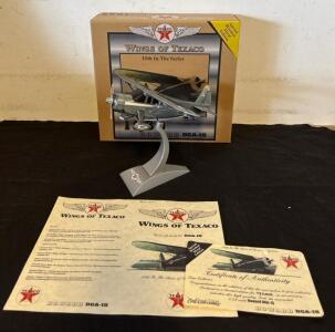 Wings Of Texaco Howard DGA-15 Die-Cast Model 1:32, 15th Series, Box & COA, 12.25" Length
