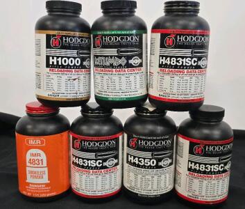 Hodgdon & IMR 1 lb Rifle Powders &ndash; H4831SC, H4350, H1000, Retumbo, IMR 4831 &ndash; Factory Bottles