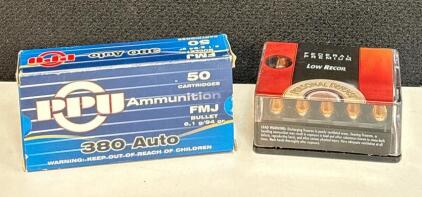 PPU 380 Auto 94Gr FMJ 50Rd Box + Federal Premium 380 Auto 90Gr Hydra-Shok JHP 20Rd Box