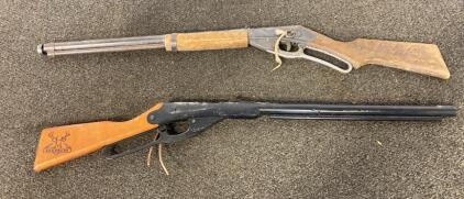 Daisy Red Ryder & Buck Model BB Guns, Lever Action, Wood Stock, .177 Caliber, Classic Air Rifles