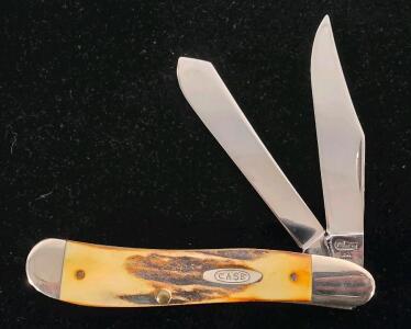 Case 5240 SS Stockman Folding Knife, 2-Blade, Stag Handle, Tru-Sharp Stainless, USA