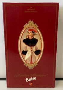 Hallmark Special Edition Holiday Memories Barbie 1995, Boxed, Mattel #03407, Christmas Theme