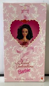 Special Edition Sweet Valentine Barbie, Hallmark Series, 1996, NRFB, 11.5" Doll, UPC 074299154239