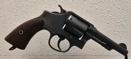 Smith & Wesson Victory Model .38 Special U.S. Property WWII Revolver, SN 392750, 4" Barrel, Holster