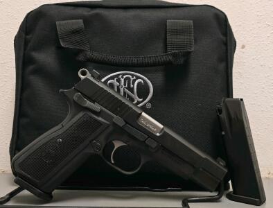 FN High Power 9mm Pistol, Black, 4.7" Barrel, FN USA, Serial VU06510